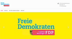 Desktop Screenshot of fdp-fraktion-reutlingen.de