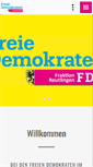 Mobile Screenshot of fdp-fraktion-reutlingen.de